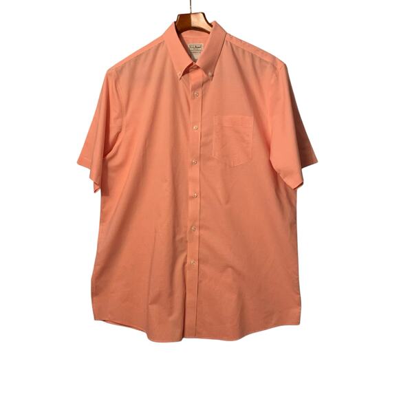 L.L. Bean traditional fit button up sz L - Picture 5 of 8